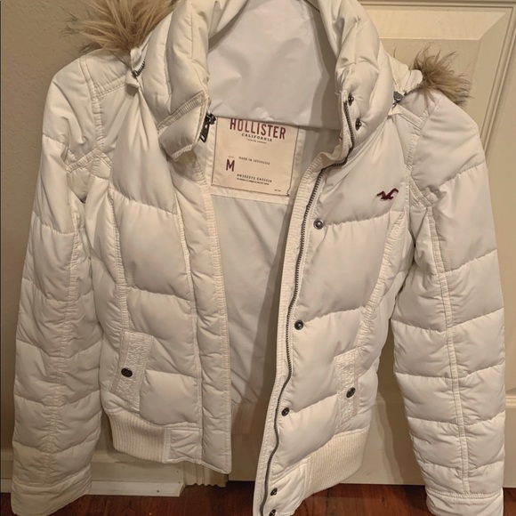 Hollister Jackets & Blazers - Off White Hollister Jacket
